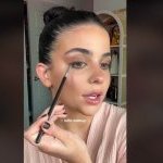 'Latte makeup' is making waves on TikTok, with million views for this coffee-inpired beauty look that screams summertime.n (Photo : © rachelrigler / TikTok)