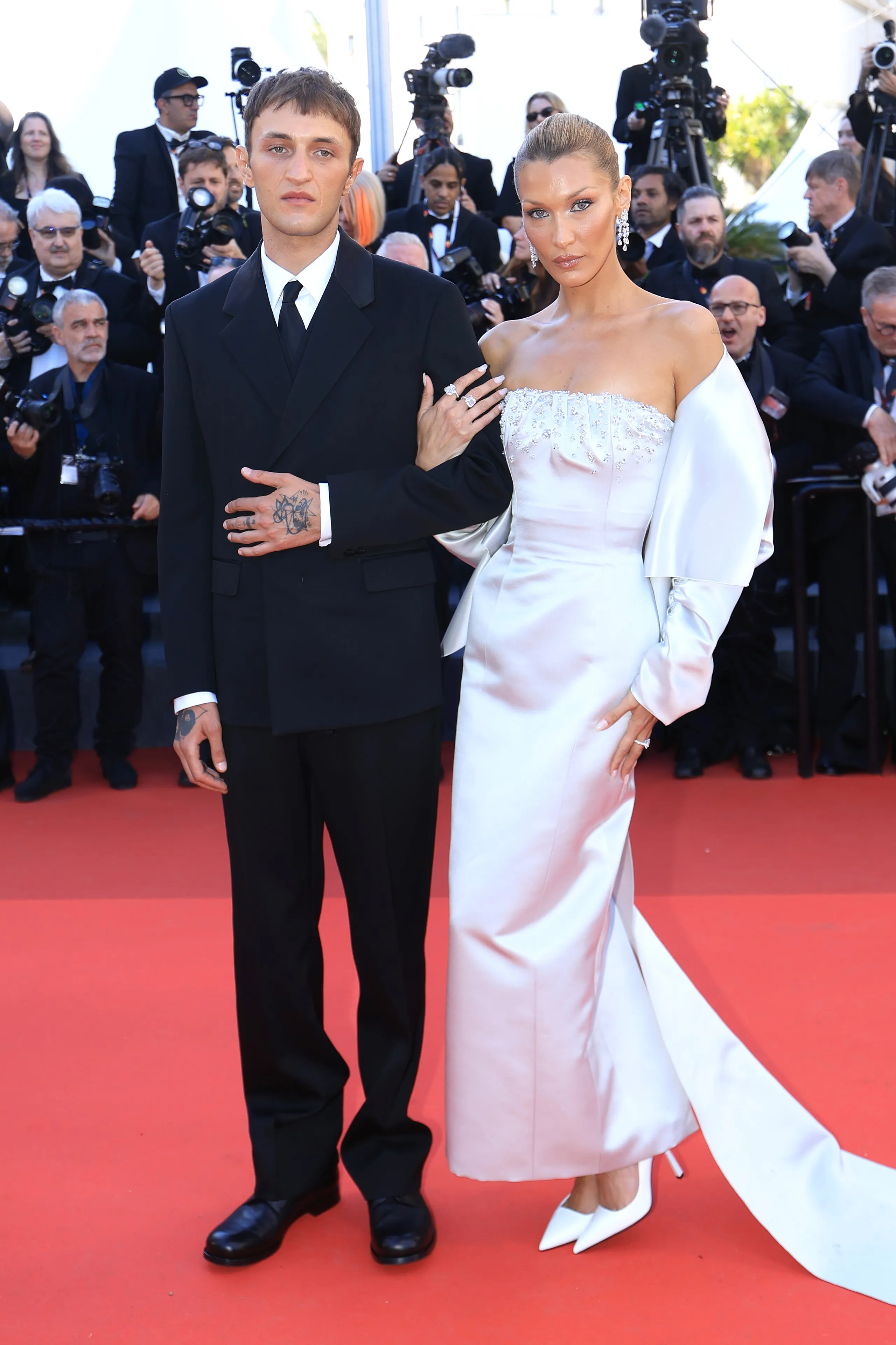 Bella Hadid Captivates Cannes with Brother Anwar by Her Side 6 Bella Hadid Captivates Cannes with Brother Anwar by Her Side 6