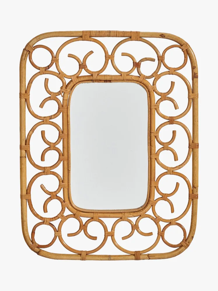 The AD-Featured Rattan Mirror: A Loop of Timeless Elegance 16