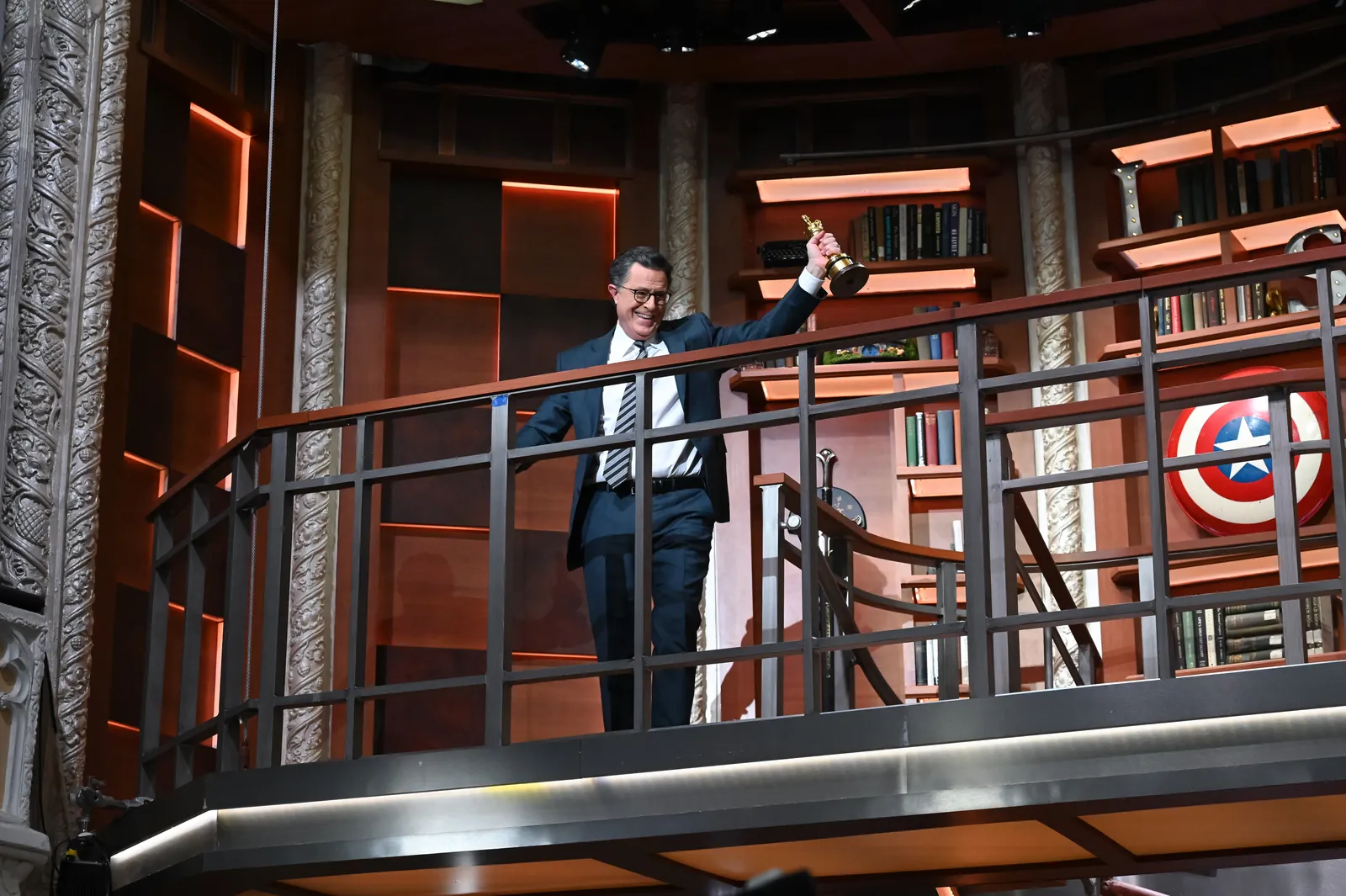 A Colbertian Canvas: Unveiling the Eloquent Depths of the Late Show Set 10