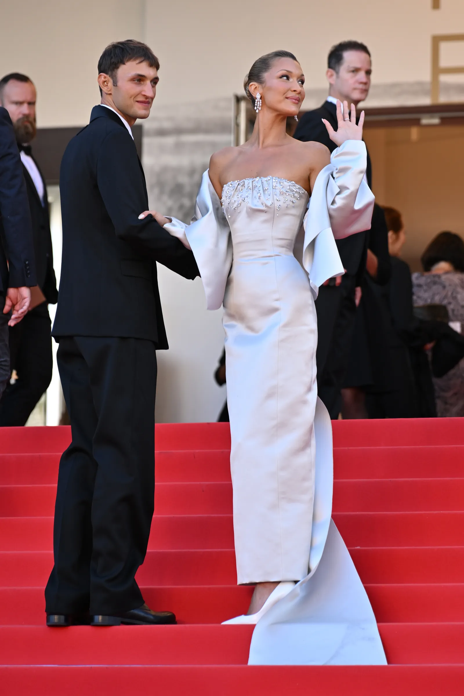 Bella Hadid Captivates Cannes with Brother Anwar by Her Side 5 Bella Hadid Captivates Cannes with Brother Anwar by Her Side 5