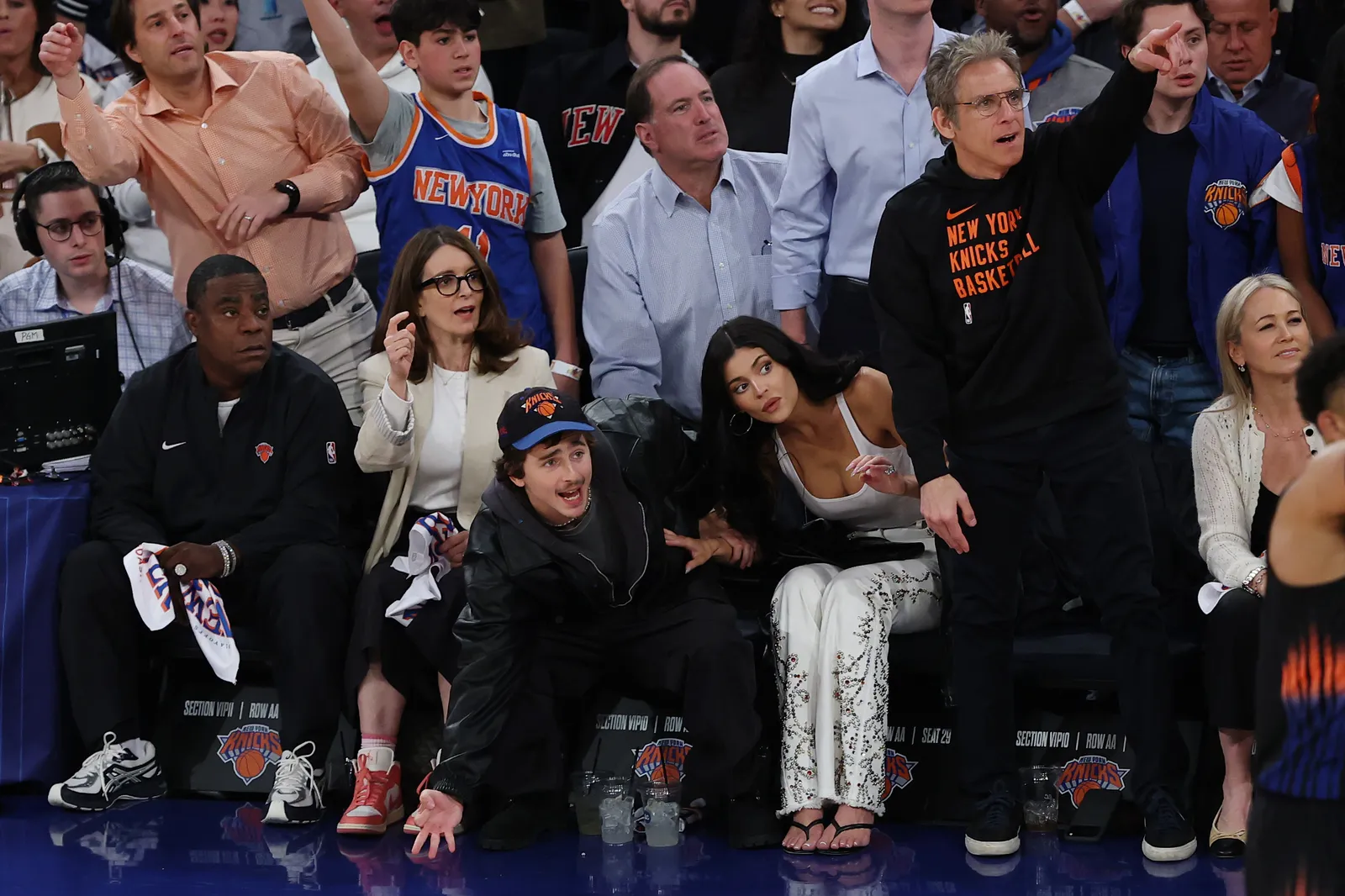 Kylie Jenner Channels Knicks Chic with a Birkin Twist 8