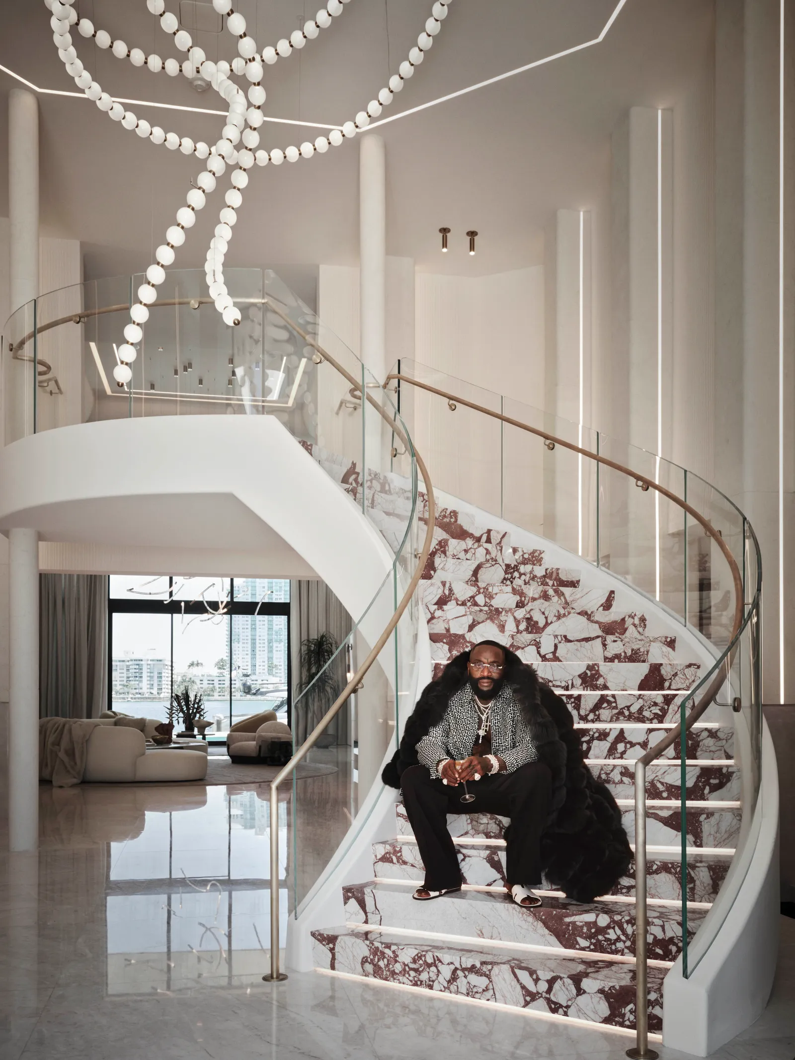 Marble Majesty: Rick Ross's Miami Estate, A Testament to Opulent Design 14