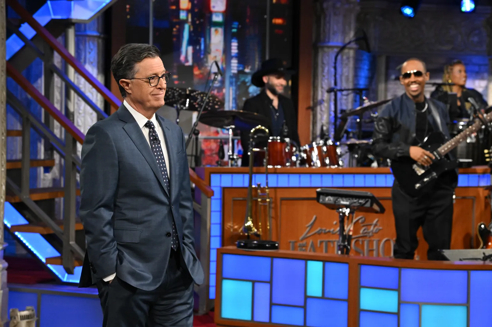 A Colbertian Canvas: Unveiling the Eloquent Depths of the Late Show Set 12
