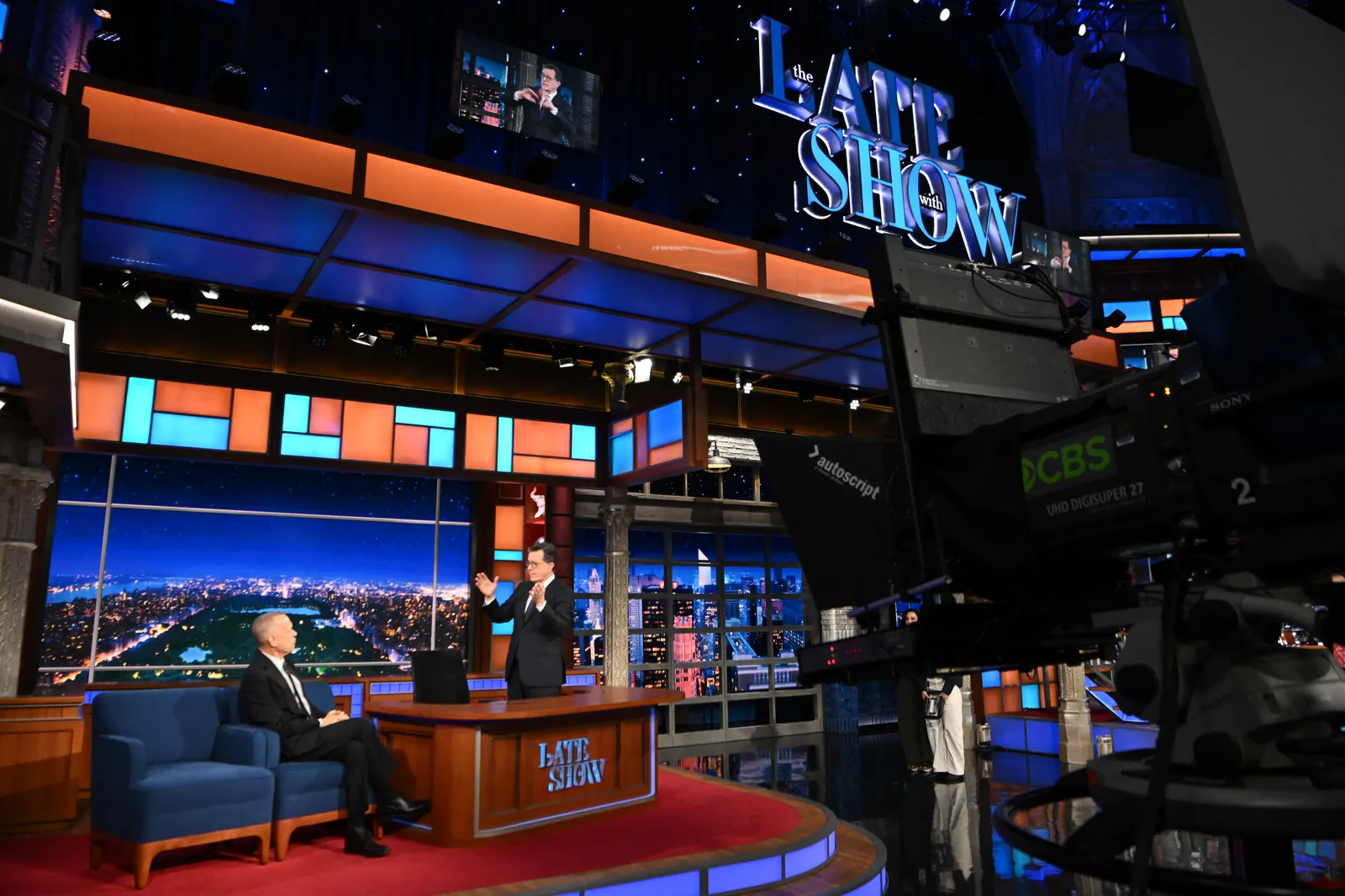 A Colbertian Canvas: Unveiling the Eloquent Depths of the Late Show Set 9