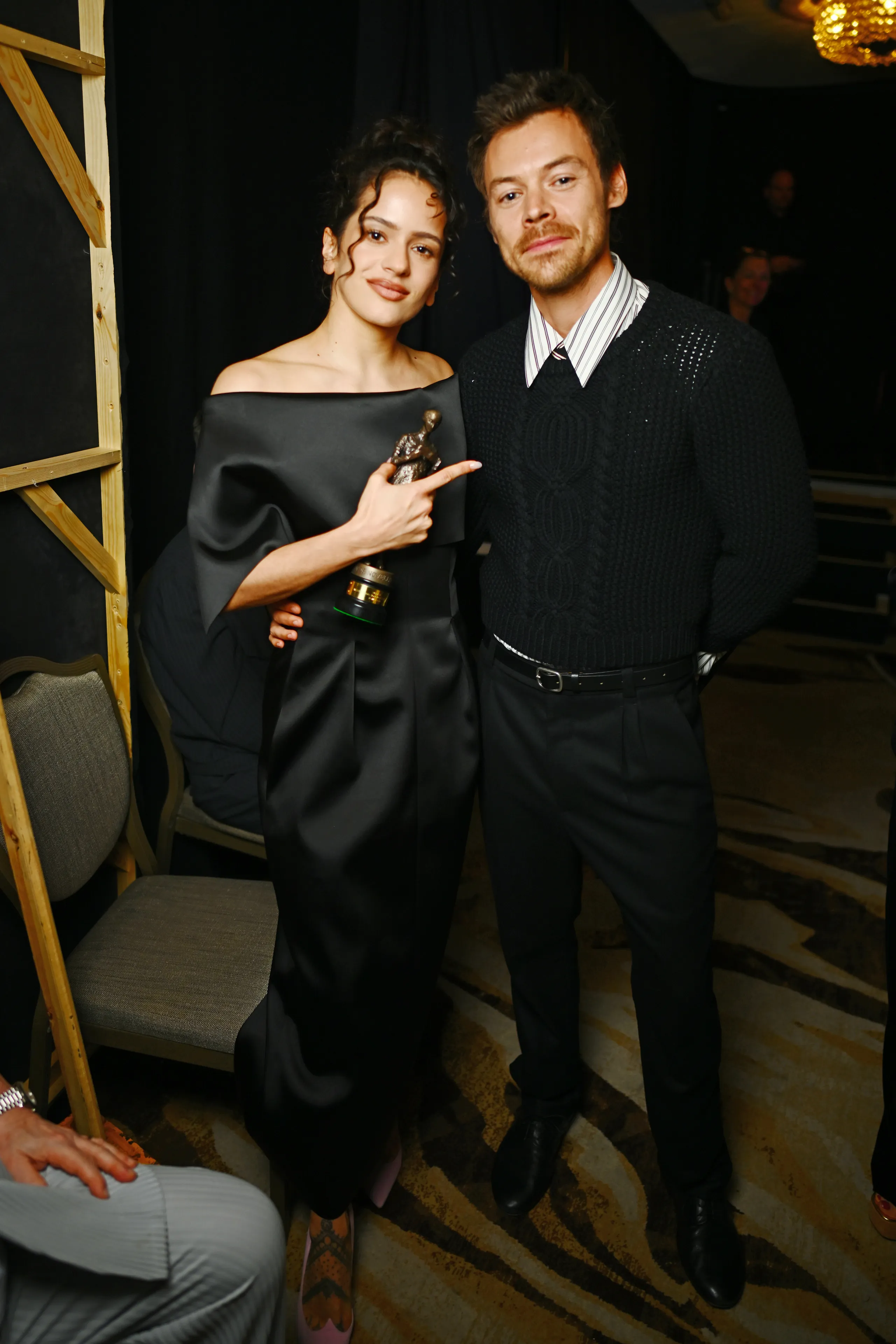Zoë Kravitz's Beloved Silhouette Adorns Harry Styles for a Star-Studded Evening with Rosalía 5