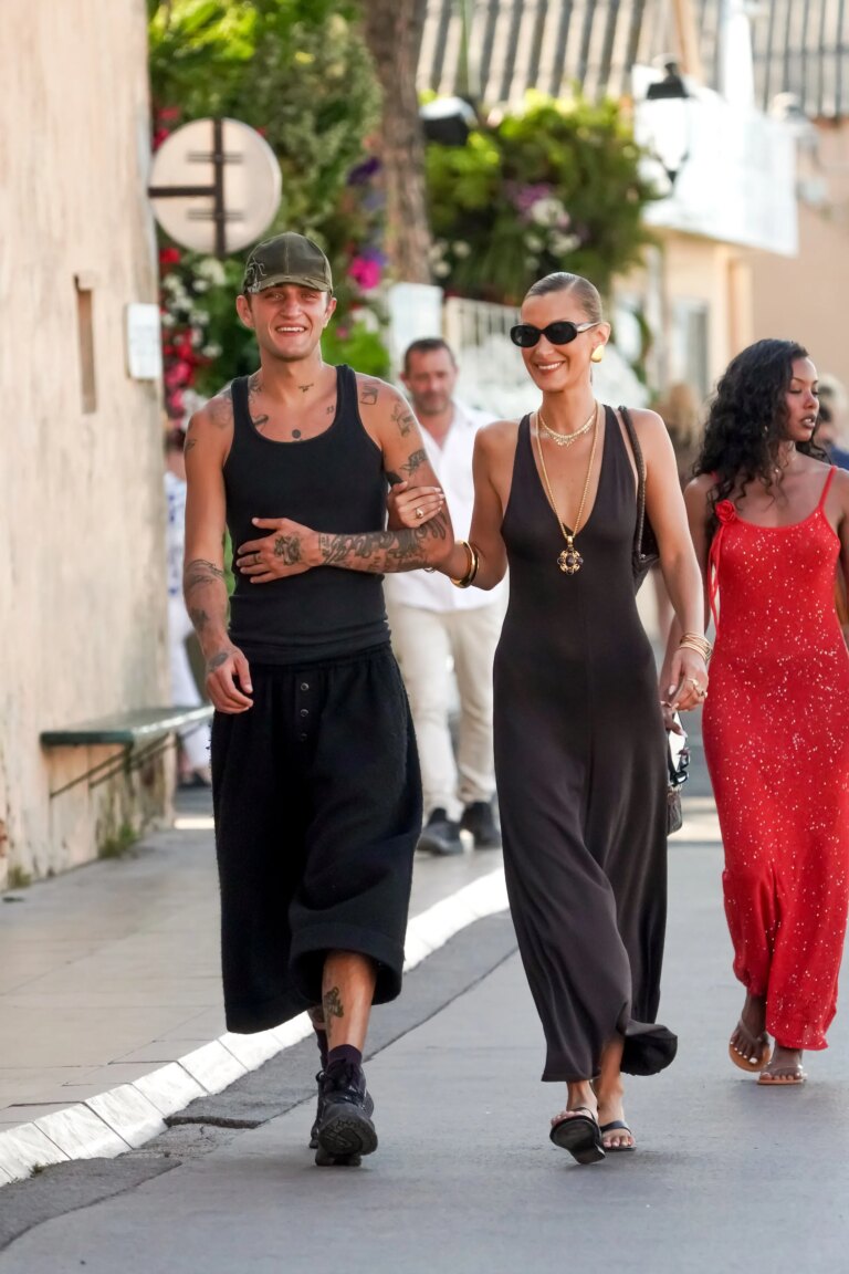 Saint-Tropez's Summer Nights: The Hadid Siblings Embrace a Darkly Chic Aesthetic 11