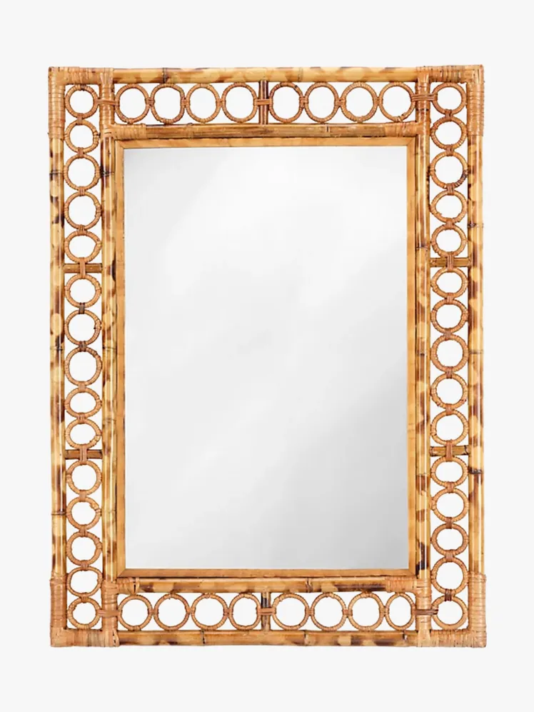 The AD-Featured Rattan Mirror: A Loop of Timeless Elegance 13