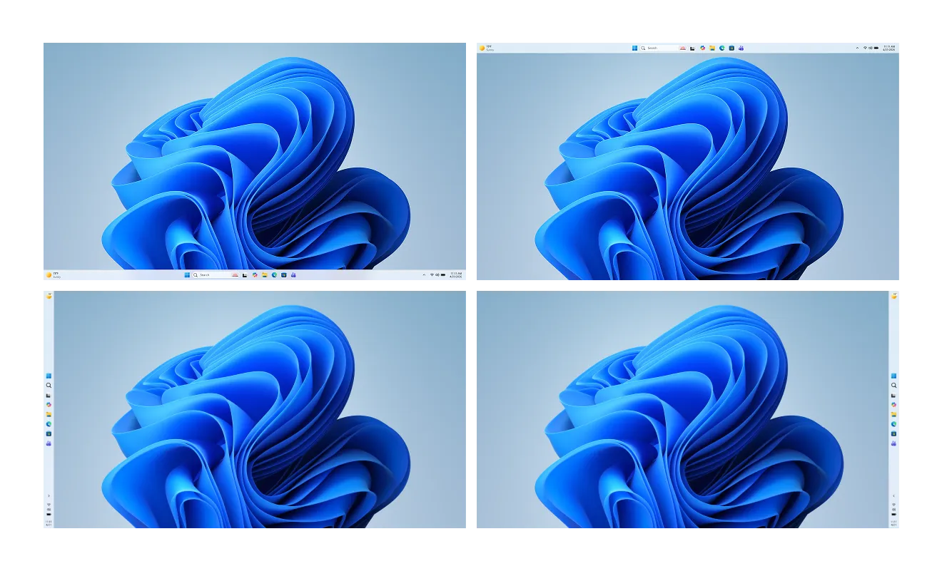 Windows 11 Experiments with Customizable Taskbar and Start Menu 5