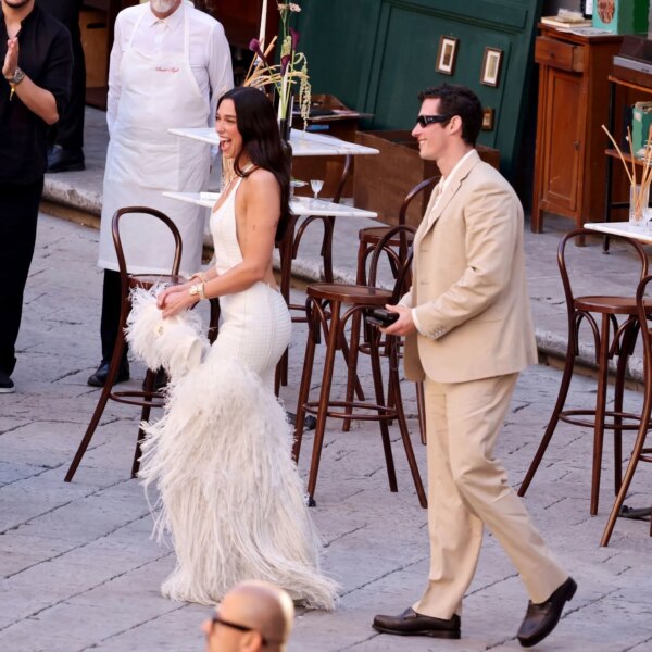 Dua Lipa’s Italian Nuptials: A Maverick Bridal Ensemble Unveiled