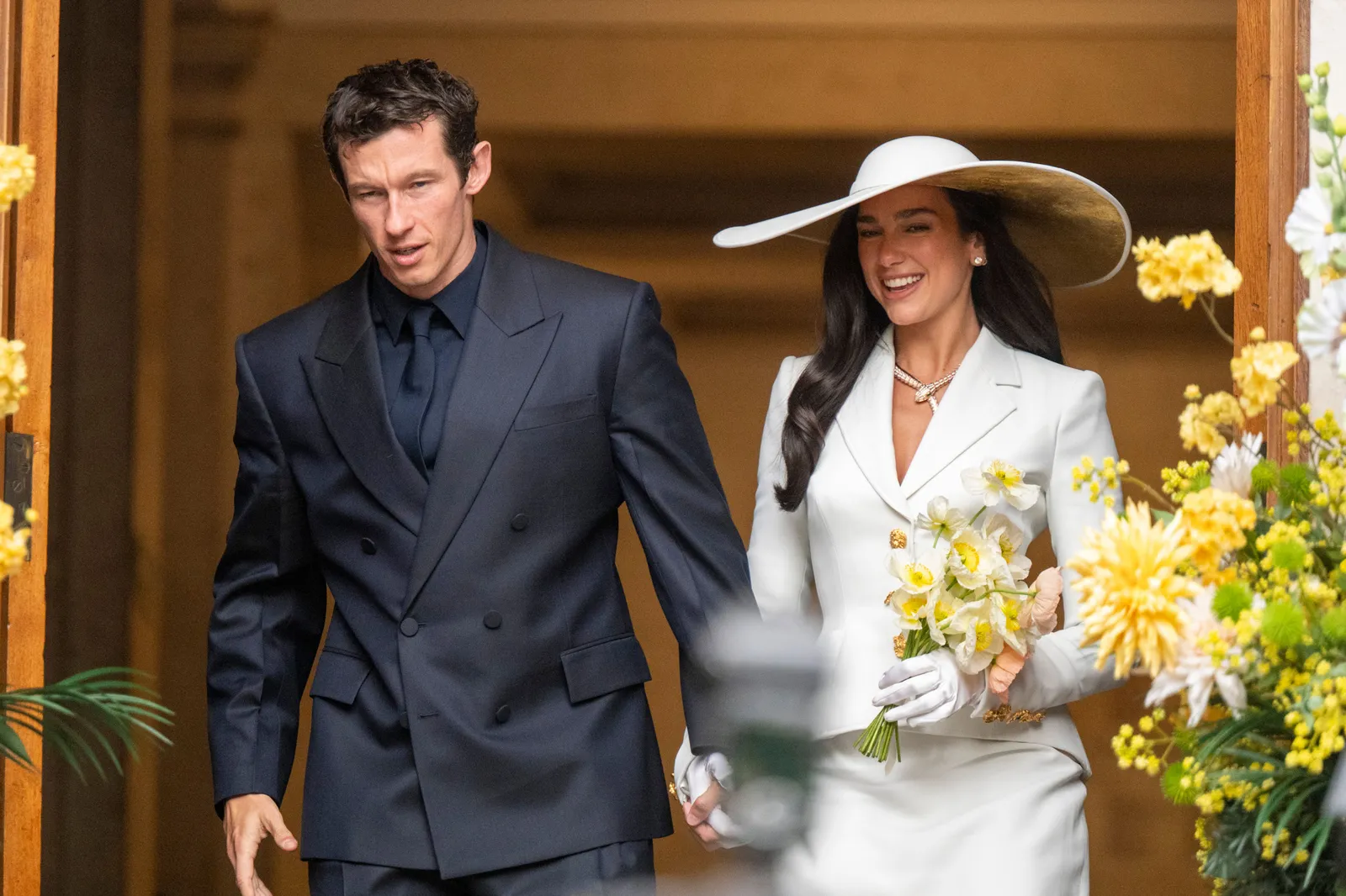 Post-Vow Radiance: Dua Lipa and Callum Turner's Effortless Off-Duty Style 9