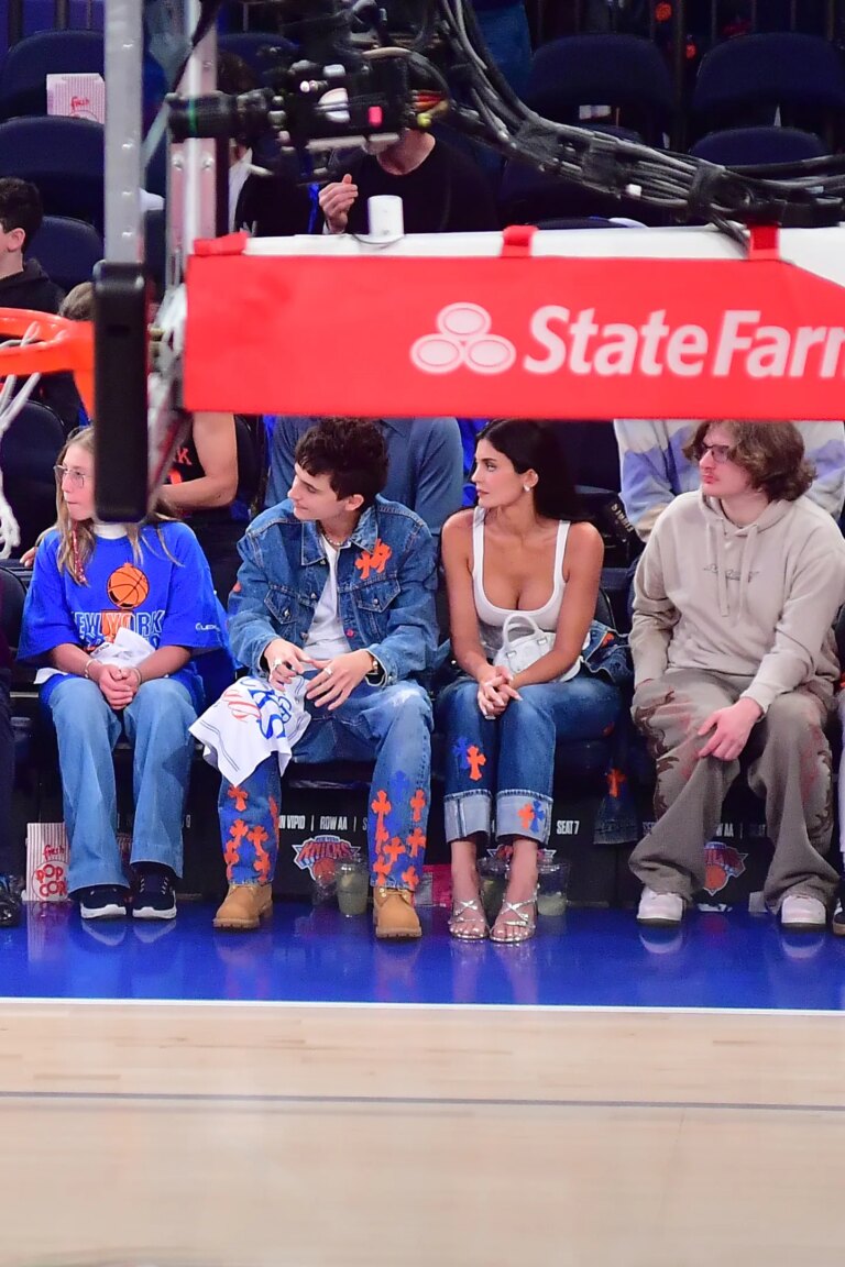 Denim Dreams: Kylie and Timothée, A Courtside Romance 91