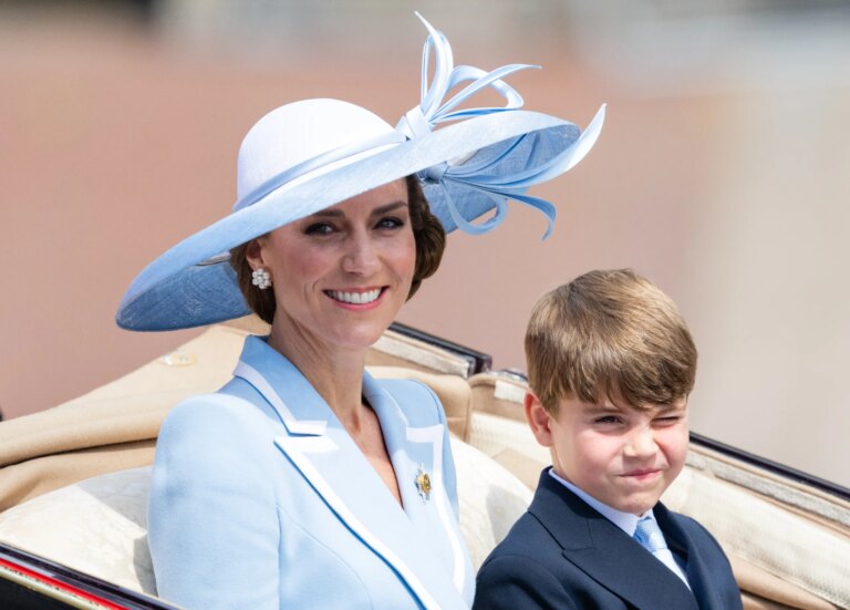 Royal Trio Charms in Coordinated Ensembles at Trooping the Colour 64