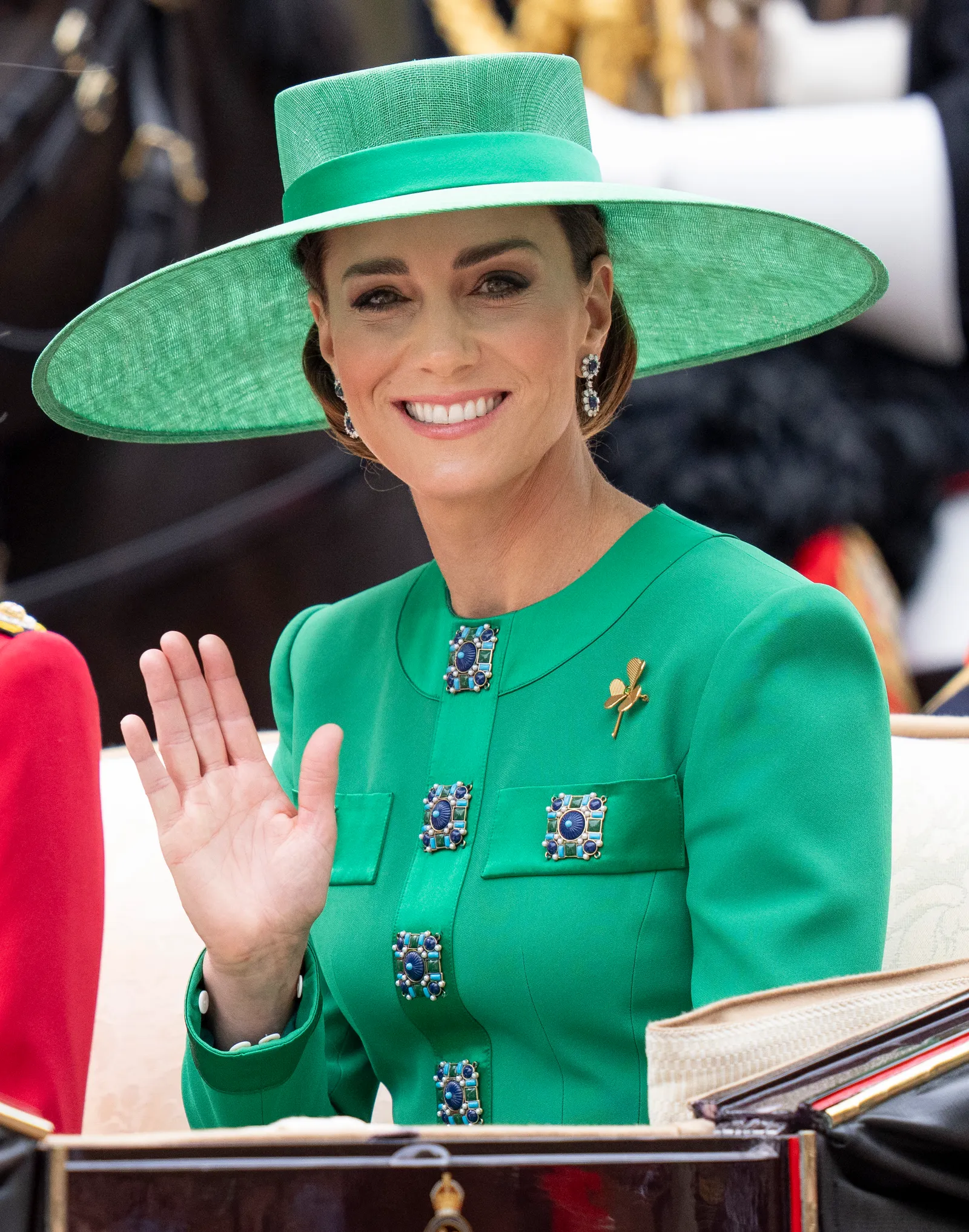 Royal Trio Charms in Coordinated Ensembles at Trooping the Colour 12 Royal Trio Charms in Coordinated Ensembles at Trooping the Colour 12