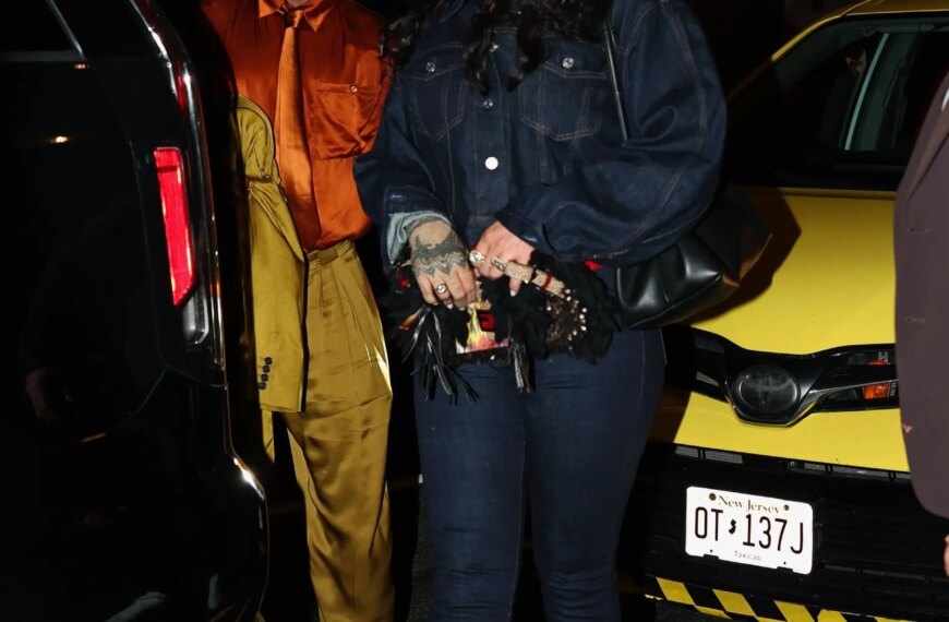 Business Style news 113 Rihanna and A$AP Rocky: A Court-Side Symphony of Style