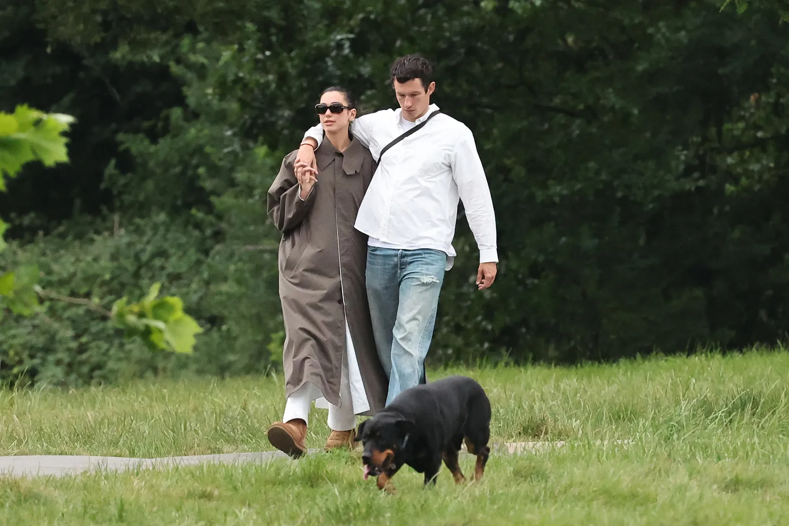 Post-Vow Radiance: Dua Lipa and Callum Turner's Effortless Off-Duty Style 7