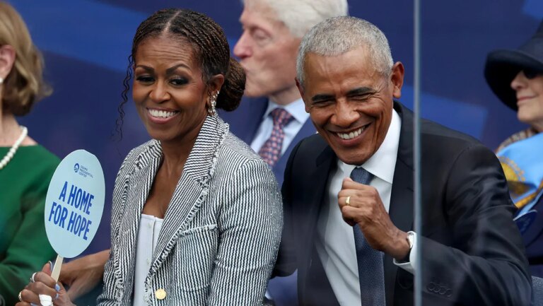Rocking the Obamas: Global Icons Elevate Chicago's New Power Center 7
