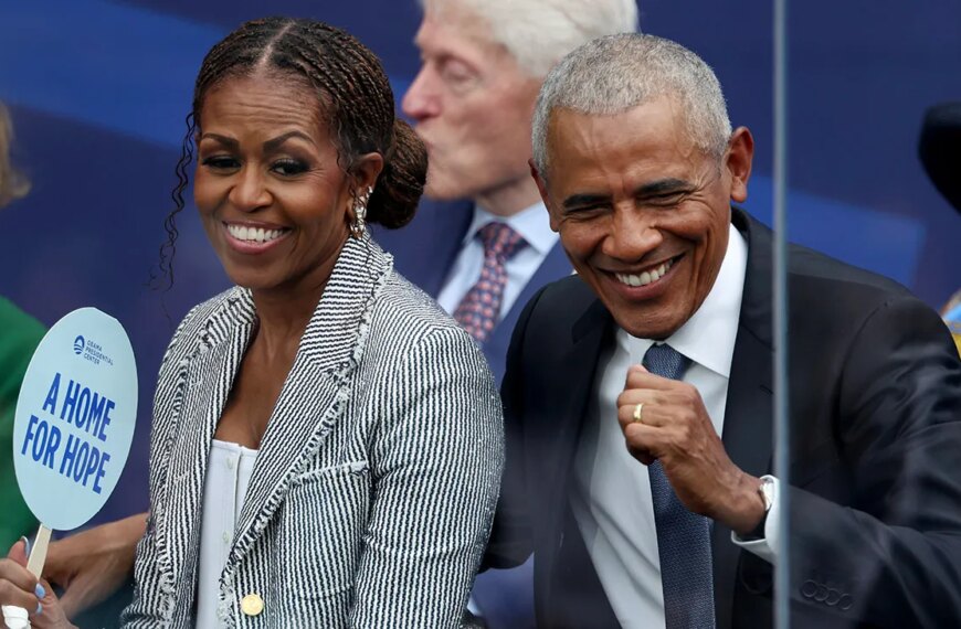 Rocking the Obamas: Global Icons Elevate Chicago’s New Power Center