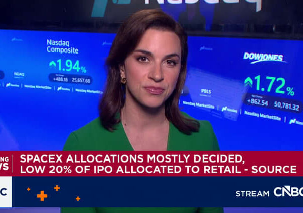 SpaceX Revises Public Offering Share Allotment to Below Quarter, Citing&hellip;