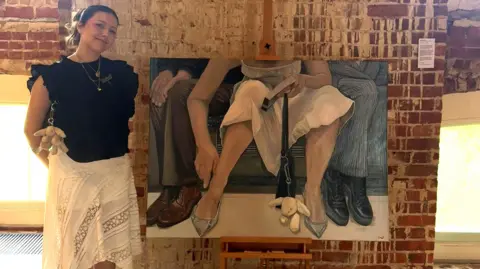 The Unsettling Canvas: Manspreading as Domestic Tableau in Norfolk’s Art Scene
