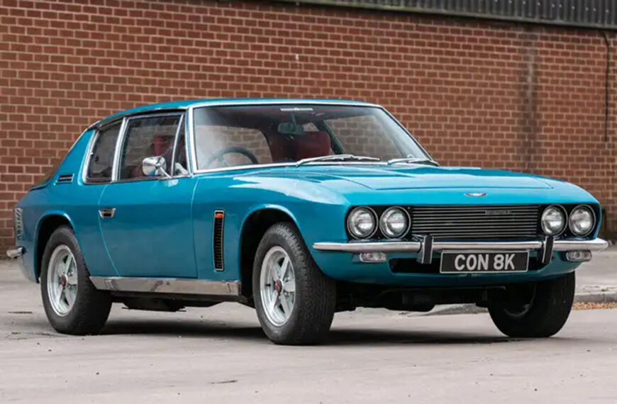 The Drummer’s Legend: Bonham’s Iconic Jensen Interceptor Captured.