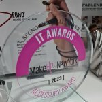 The IT Award in the “Accessories” category was scooped by Italian manufacturer Pennelli Faro for their pocket-sized make-up brush Segno (Photo: Pennelli Faro)